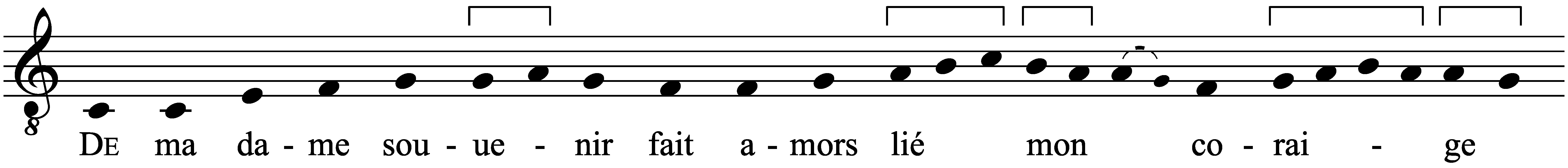 Work musical notation